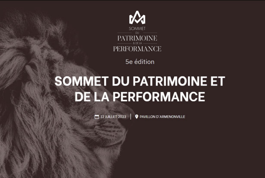 Sommet du Patrimoine et de la Performance 2023